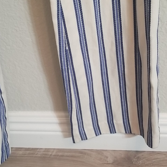 BCBGeneration Striped Peplum Jumpsuit - Picture 13 of 16